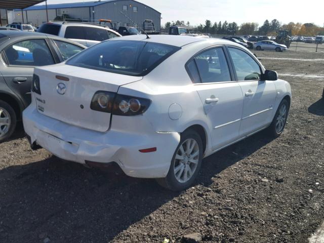 JM1BK324271619773 - 2007 MAZDA 3 S WHITE photo 4