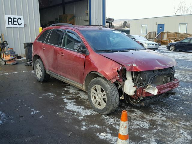 2FMDK48C98BB20628 - 2008 FORD EDGE SEL RED photo 1