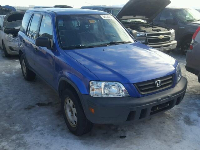 JHLRD18461C056262 - 2001 HONDA CR-V LX BLUE photo 1