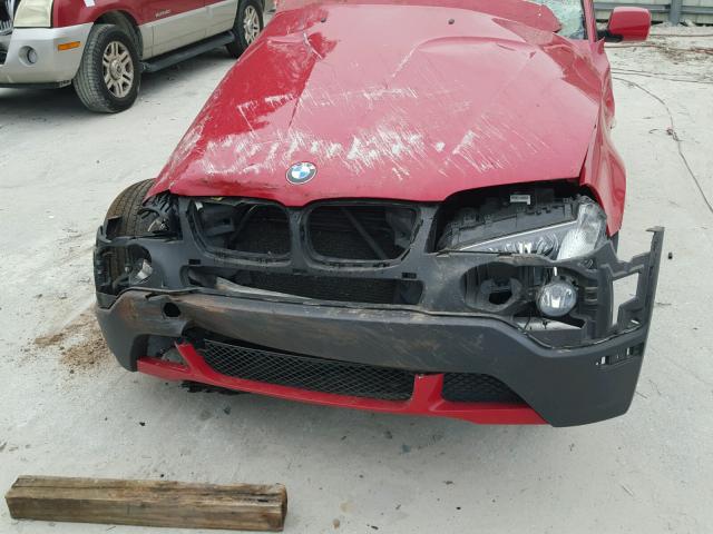 WBXPC93417WF01145 - 2007 BMW X3 3.0SI RED photo 7