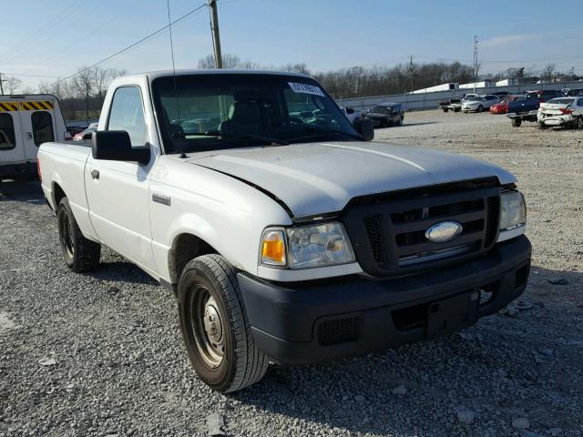 1FTYR10D36PA11270 - 2006 FORD RANGER WHITE photo 1