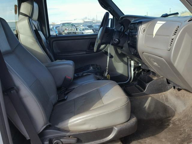 1FTYR10D36PA11270 - 2006 FORD RANGER WHITE photo 5