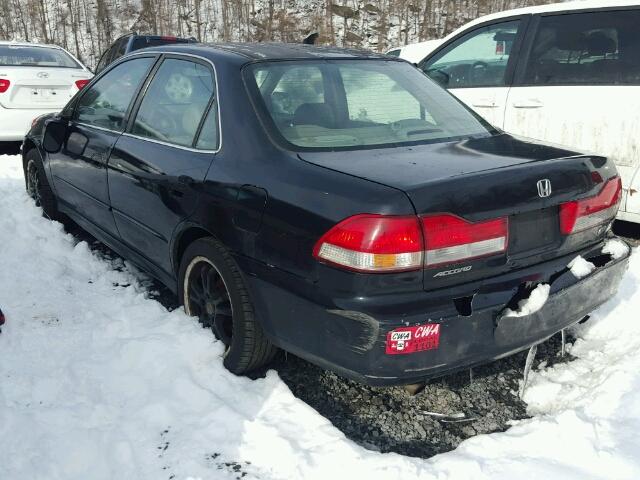 1HGCG16591A033528 - 2001 HONDA ACCORD EX BLACK photo 3