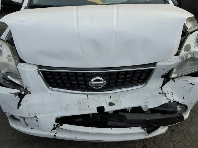 3N1AB61E69L653561 - 2009 NISSAN SENTRA 2.0 WHITE photo 7