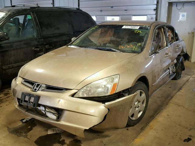 1HGCM56465A161982 - 2005 HONDA ACCORD LX TAN photo 2