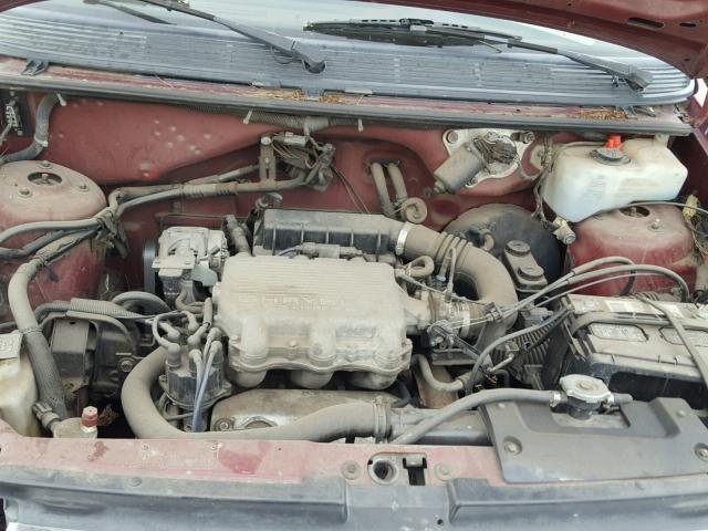 1B4GH4432NX285427 - 1992 DODGE GRAND CARA MAROON photo 7