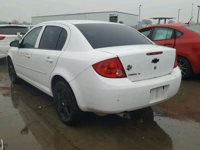 1G1AT58H697293211 - 2009 CHEVROLET COBALT LT WHITE photo 3