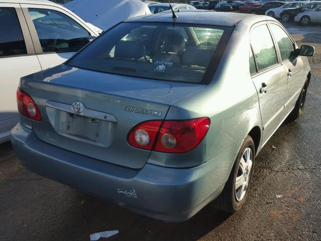 2T1BR32E25C358237 - 2005 TOYOTA COROLLA CE GREEN photo 4