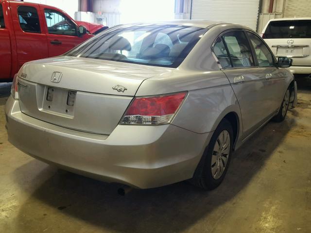 1HGCP26379A167714 - 2009 HONDA ACCORD LX SILVER photo 4