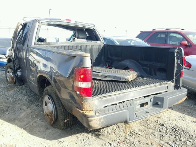 1FTRF12298KD47031 - 2008 FORD F150 GRAY photo 3