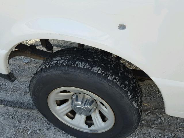 1FTYR10D48PB01935 - 2008 FORD RANGER WHITE photo 9