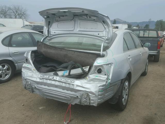 4T1BE46K79U367909 - 2009 TOYOTA CAMRY BASE SILVER photo 4