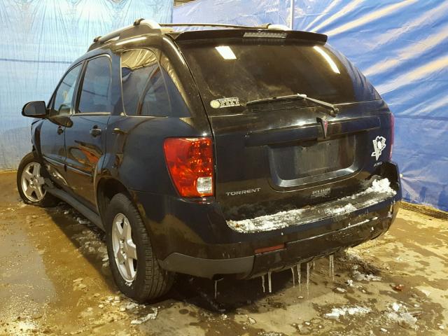 2CKDL73F366072336 - 2006 PONTIAC TORRENT BLACK photo 3