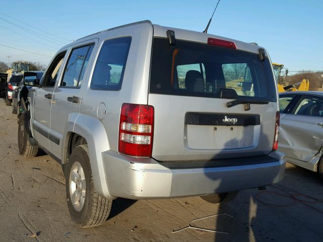 1J4PP2GK1BW562870 - 2011 JEEP LIBERTY SP GRAY photo 3