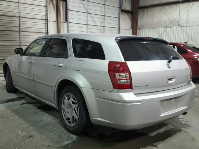 2D4FV47TX7H875159 - 2007 DODGE MAGNUM SE SILVER photo 3