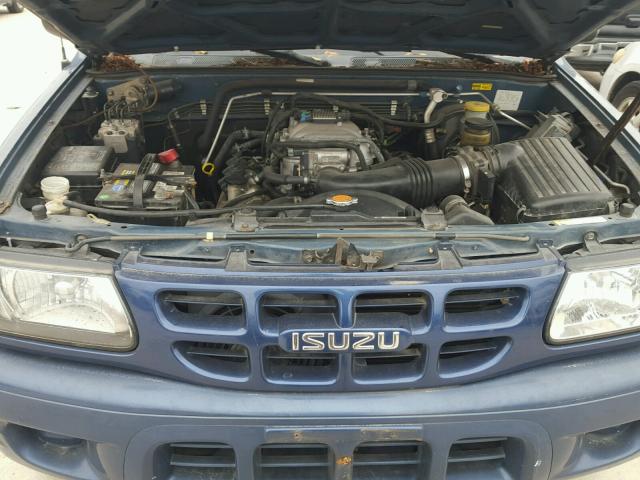 4S2CK58W124327598 - 2002 ISUZU RODEO S BLUE photo 7