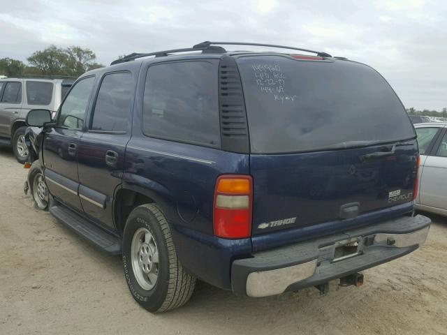 1GNEC13V93R177213 - 2003 CHEVROLET TAHOE C150 BLUE photo 3