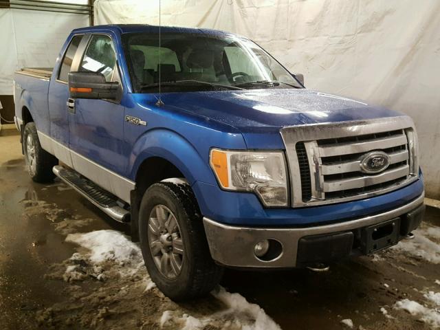 1FTPX14V19FB28554 - 2009 FORD F150 SUPER BLUE photo 1