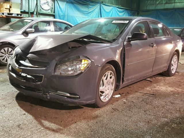 1G1ZG57B994100555 - 2009 CHEVROLET MALIBU LS ნაცრისფერი ფოტო 2