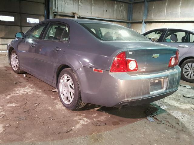 1G1ZG57B994100555 - 2009 CHEVROLET MALIBU LS ნაცრისფერი ფოტო 3