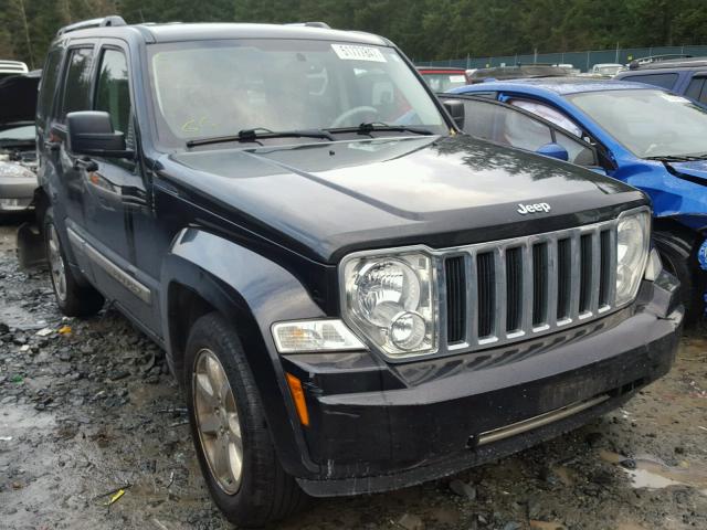 1J8GN58K18W173482 - 2008 JEEP LIBERTY LI BLACK photo 1