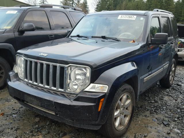 1J8GN58K18W173482 - 2008 JEEP LIBERTY LI BLACK photo 2