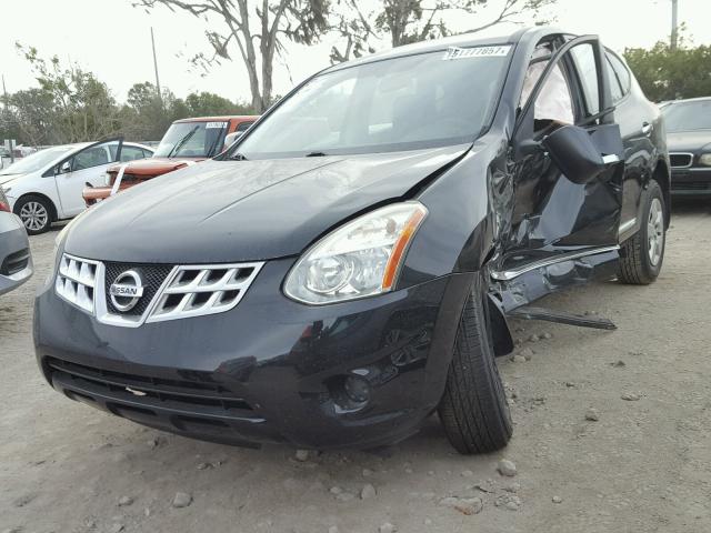 JN8AS5MTXCW271122 - 2012 NISSAN ROGUE S BLACK photo 2