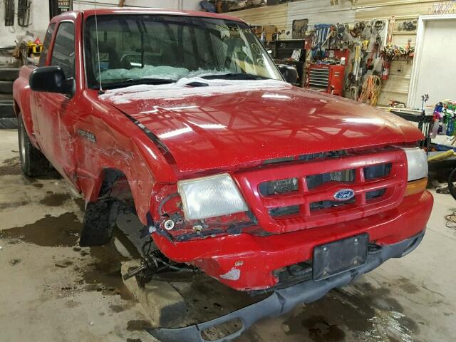 1FTZR15X3YPA40374 - 2000 FORD RANGER SUP RED photo 1