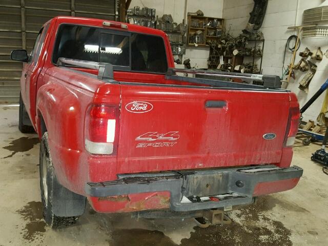 1FTZR15X3YPA40374 - 2000 FORD RANGER SUP RED photo 3