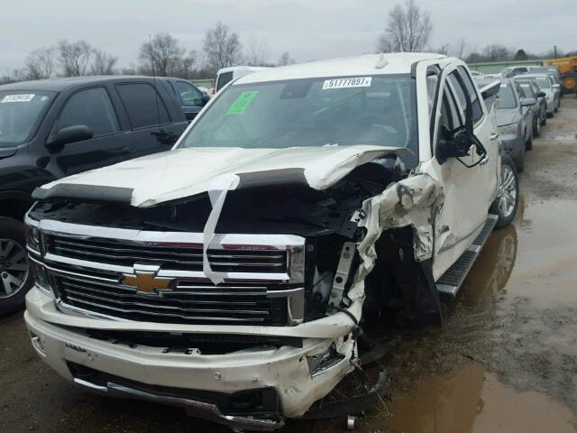 3GCUKTEC7FG412128 - 2015 CHEVROLET SILVERADO WHITE photo 2