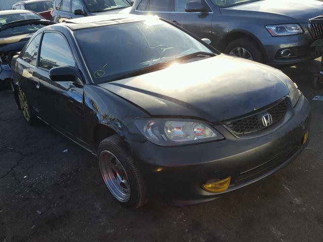 1HGEM21954L051017 - 2004 HONDA CIVIC EX BLACK photo 1