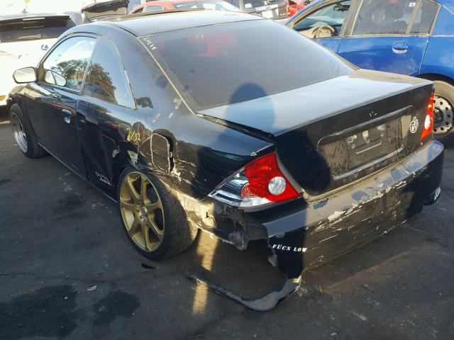 1HGEM21954L051017 - 2004 HONDA CIVIC EX BLACK photo 3