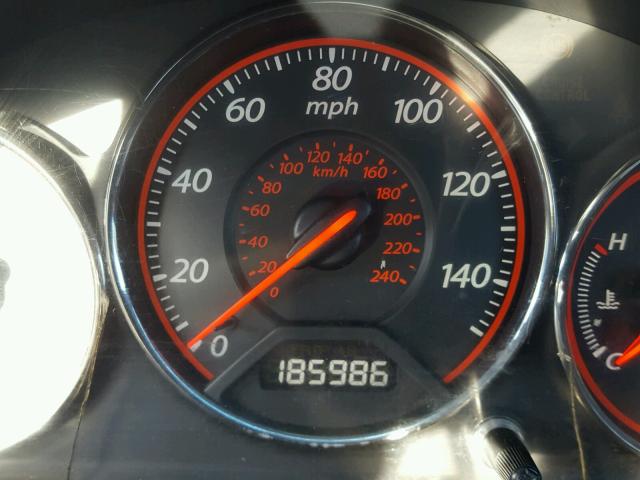 1HGEM21954L051017 - 2004 HONDA CIVIC EX BLACK photo 8