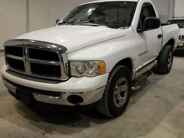 1D7HA16K25J523770 - 2005 DODGE RAM 1500 S WHITE photo 2