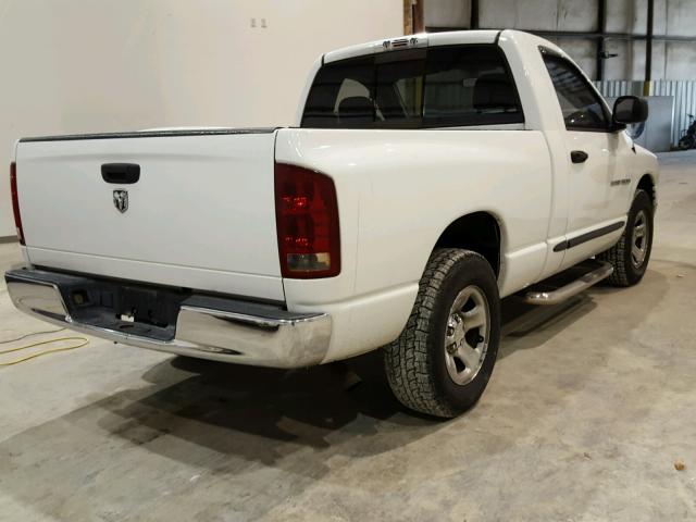 1D7HA16K25J523770 - 2005 DODGE RAM 1500 S WHITE photo 4