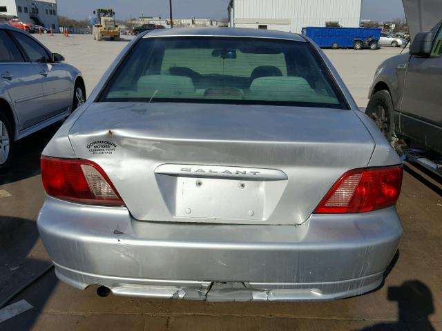 4A3AA46G83E112577 - 2003 MITSUBISHI GALANT ES SILVER photo 9