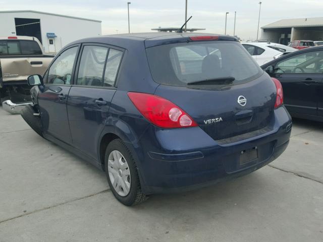 3N1BC1CP2CK265209 - 2012 NISSAN VERSA S BLUE photo 3