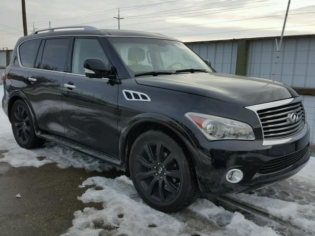 JN8AZ2NE3E9062901 - 2014 INFINITI QX80 BLACK photo 1