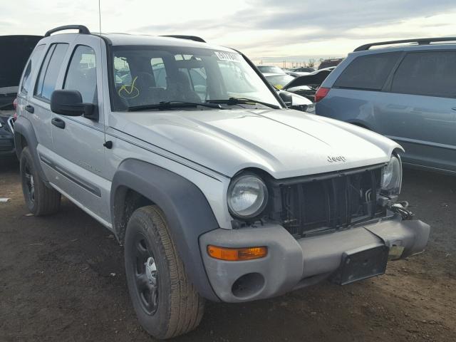 1J4GL48K63W729747 - 2003 JEEP LIBERTY SP SILVER photo 1