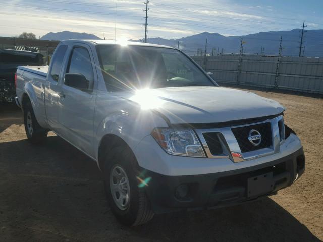 1N6BD0CT5EN770883 - 2014 NISSAN FRONTIER S WHITE photo 1