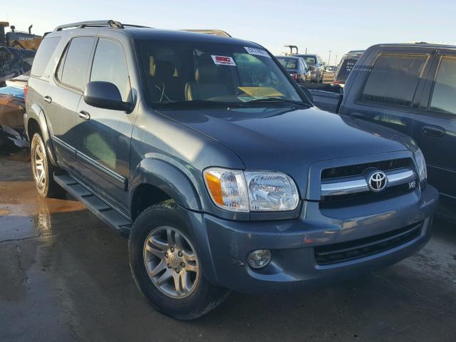 5TDZT38A85S249048 - 2005 TOYOTA SEQUOIA LI BLUE photo 1