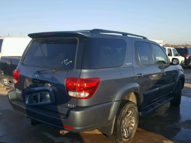 5TDZT38A85S249048 - 2005 TOYOTA SEQUOIA LI BLUE photo 4