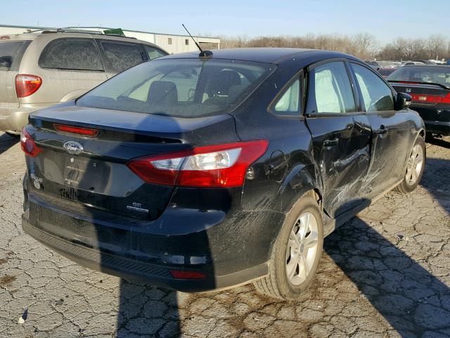 1FADP3F26DL261876 - 2013 FORD FOCUS SE BLACK photo 4