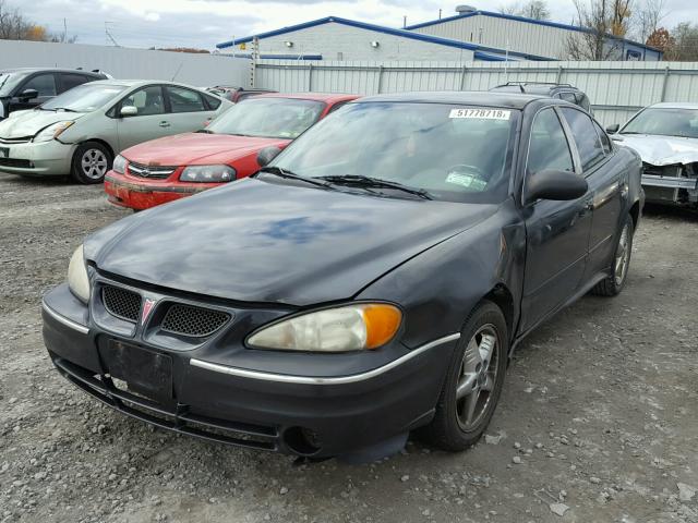 1G2NE52F04M659723 - 2004 PONTIAC GRAND AM S BLACK photo 2