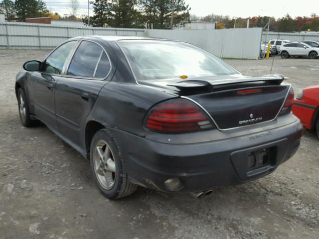 1G2NE52F04M659723 - 2004 PONTIAC GRAND AM S BLACK photo 3