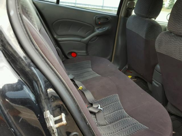 1G2NE52F04M659723 - 2004 PONTIAC GRAND AM S BLACK photo 6