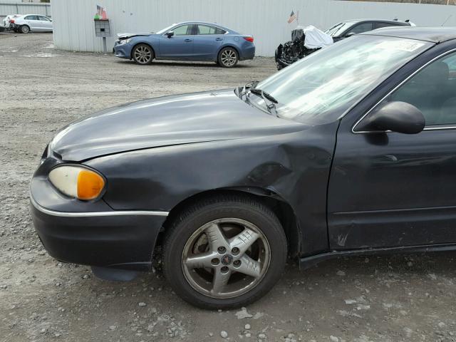 1G2NE52F04M659723 - 2004 PONTIAC GRAND AM S BLACK photo 9