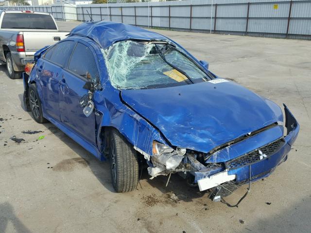 JA32U2FU2HU012429 - 2017 MITSUBISHI LANCER ES BLUE photo 1