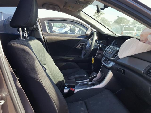 1HGCR2F31EA010202 - 2014 HONDA ACCORD LX GRAY photo 5