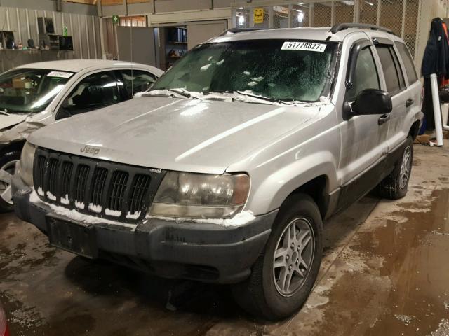 1J4GW48S23C602258 - 2003 JEEP GRAND CHER SILVER photo 2